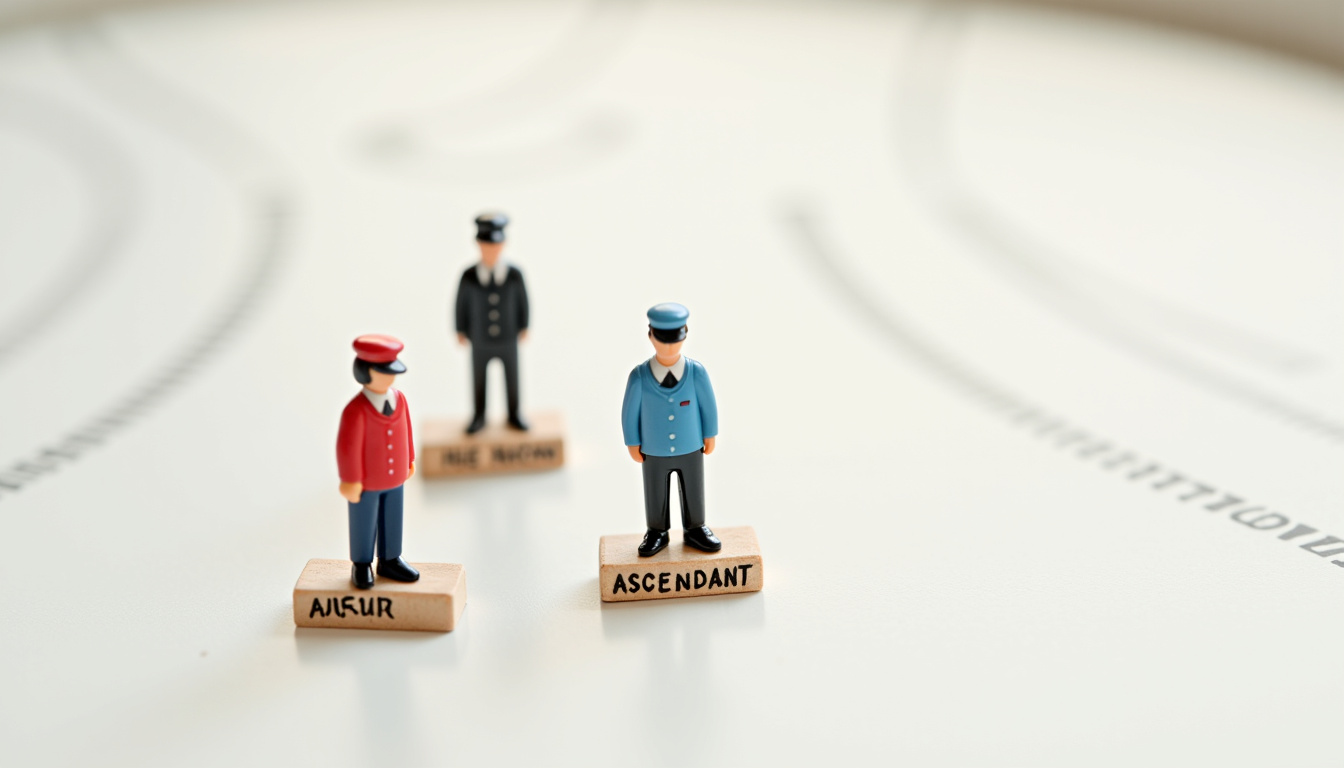 Tableau récapitulatif des droits selon le statut: agent, ayant droit, ascendant