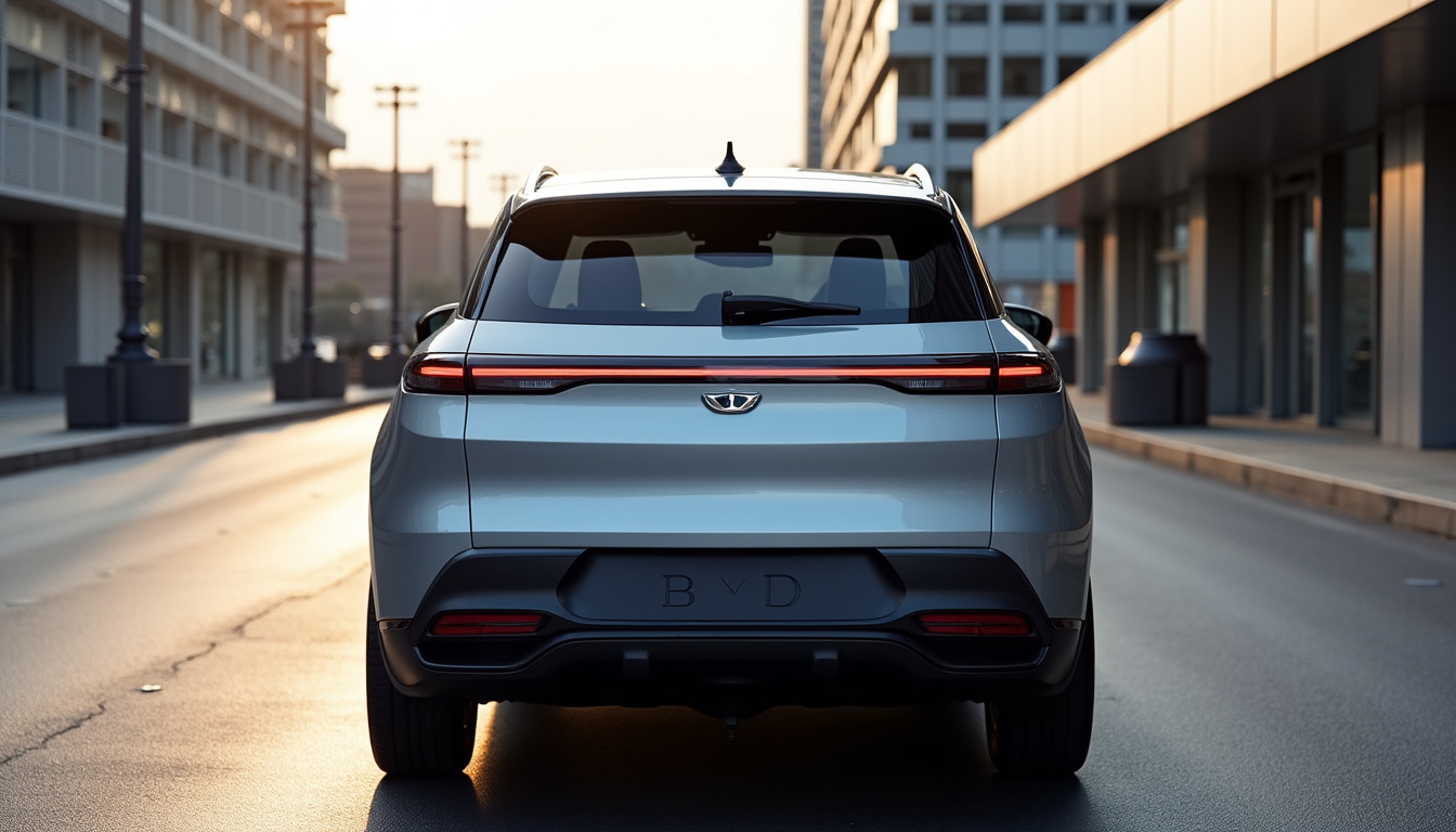 Vue arrière du break BYD Seal 6 DM-i Touring